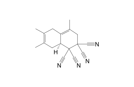 (S)-4,6,7-Trimethyl-3,5,8,8a-tetrahydro-1,1,2,2-naphthalenetetracarbonitrile