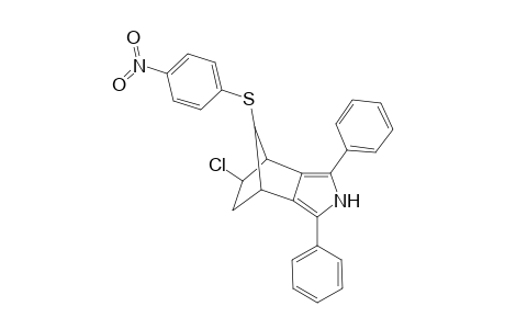 5-exo-Chloro-4,5,6,7-tetrahydro-4,7-methano-8-anti-(4-nitrophenylthio)-1,3-diphenyl-2H-isoindole