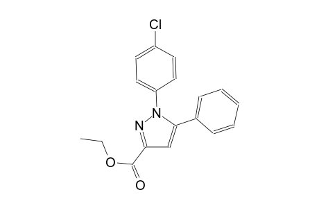 1H-pyrazole-3-carboxylic acid, 1-(4-chlorophenyl)-5-phenyl-, ethyl ester