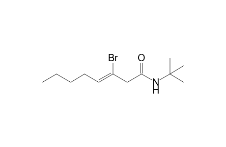 (Z)-N-t-Butyl-3-bromo-3-octenamide
