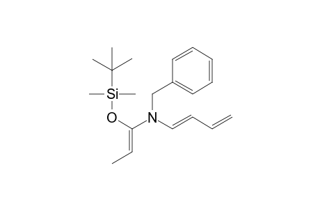 (Z)-N-[(E)-Buta-1,3-dienyl]-N-benzyl-1-[(tert-butyldimethylsilyl)oxy]prop-1-enamine