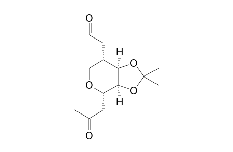 (3aS,4S,7S,7aR)-2,2-Dimethyl-7-(2-oxoethyl)-4-(2-oxopropyl)-3a,6,7,7atetrahydro-4H-1,3-dioxolo[4,5-c]pyran