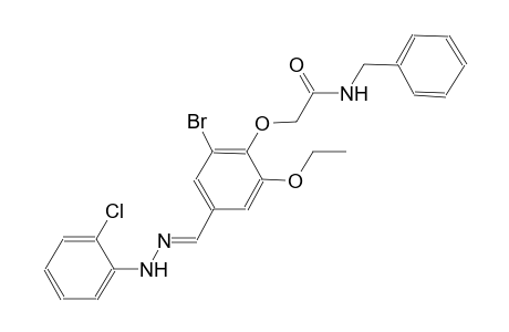 N-benzyl-2-(2-bromo-4-{(E)-[(2-chlorophenyl)hydrazono]methyl}-6-ethoxyphenoxy)acetamide