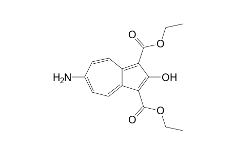 Diethyl 2-hydroxy-6-aminoazulene-1,3-dicarboxylate