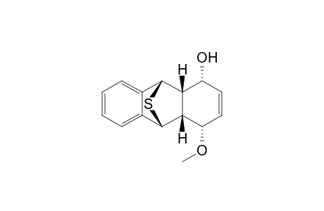 (4aR,9S,9aS,10R)-(endo)-9,10-Epithio-1.alpha.-hydroxy-4.alpha.-methoxy-(hexahydro)anthracene