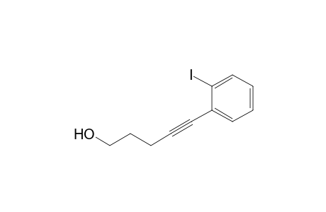 2-(5-Hydroxy-1-pentynyl)-1-iodobenzene