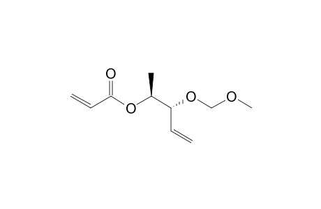 (2S,3R)-3-(Methoxymethoxy)pent-4-en-2-yl acrylate