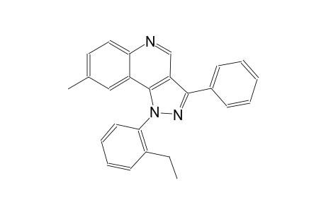 1-(2-ethylphenyl)-8-methyl-3-phenyl-1H-pyrazolo[4,3-c]quinoline