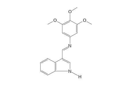 N-(3-INDOLYLMETHYLENE)-3,4,5-TRIMETHOXYANILINE