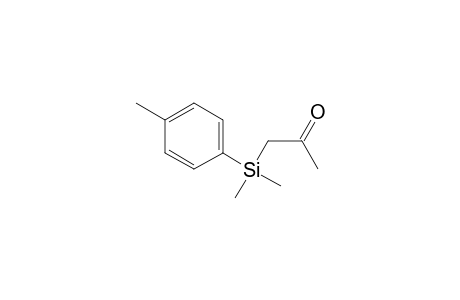 2-Propanone, 1-[dimethyl(4-methylphenyl)silyl]-
