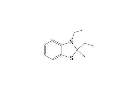 2-methyl-2,3-diethylbenzothiazoline