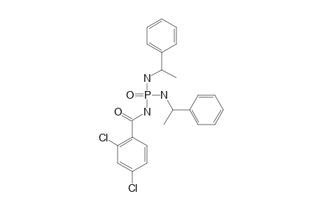 N-2,4-DICHLOROBENZOYL-N',N''-BIS-(ALPHA-METHYL-BENZYL)-PHOSPHORIC-TRIAMIDE