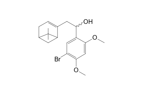 2-( 6',6'-Dimethylbicyclo[3.1.1]hept-2'-ene)-1-(2",4"-dimethoxy-5"-bromophenyl)ethanol