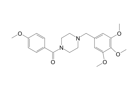(4-methoxy-phenyl)-[4-(3,4,5-trimethoxy-benzyl)-piperazin-1-yl]-methanone