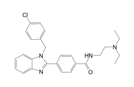 4-(1-(4-chlorobenzyl)-1H-benzo[d]imidazol-2-yl)-N-(2-(diethylamino)ethyl)benzamide