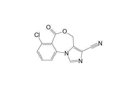 4H,6H-Imidazo[1,5-a][4,1]benzoxazepine-3-carbonitrile, 7-chloro-6-oxo-