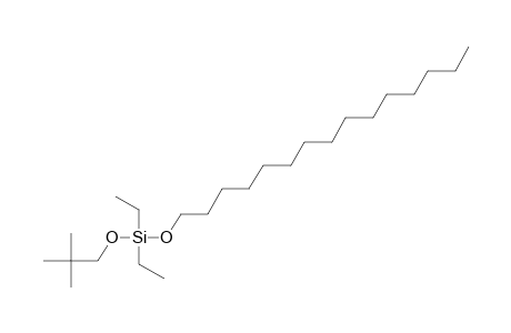 Silane, diethylneopentyloxypentadecyloxy-