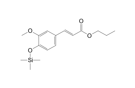 n-Propylferulate, mono-TMS