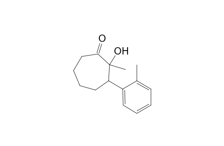 2-Hydroxy(2-methylphenyl)methyl-1-cycloheptanone