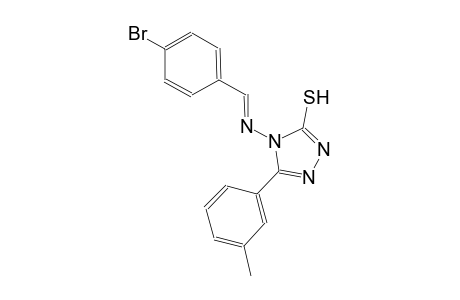 4-{[(E)-(4-bromophenyl)methylidene]amino}-5-(3-methylphenyl)-4H-1,2,4-triazole-3-thiol