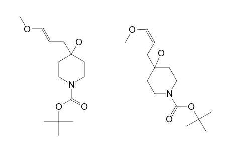 N-(TERT.-BUTOXYCARBONYL)-4-[(E/Z)-3-METHOXYPROP-2-ENYL]-PIPERIDIN-4-OL