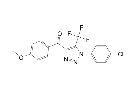 [1-(4-Chlorophenyl)-5-(trifluoromethyl)-1H-1,2,3-triazol-4-yl](4-methoxyphenyl)methanone