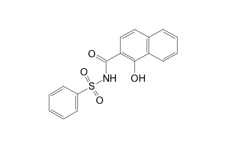 2-Naphthalenecarboxamide, 1-hydroxy-N-(phenylsulfonyl)-