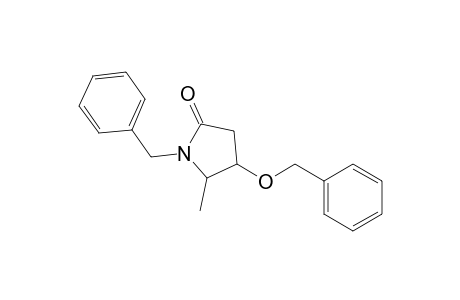 1-Benzyl-4-benzyloxy-5-methyl-pyrrolidin-2-one