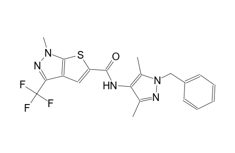 1H-thieno[2,3-c]pyrazole-5-carboxamide, N-[3,5-dimethyl-1-(phenylmethyl)-1H-pyrazol-4-yl]-1-methyl-3-(trifluoromethyl)-