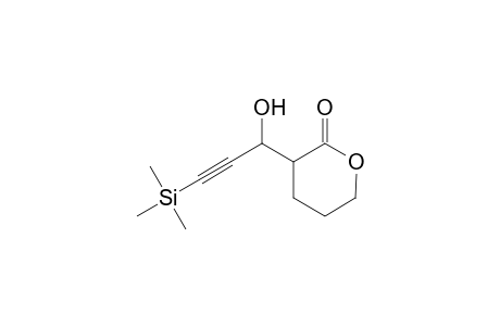 (R*,R*) and (R*,S*) 2-[1-Hydroxy-3-trimethylsilylprop-2-ynyl]pentan-5-olide