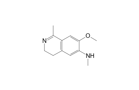 (7-methoxy-1-methyl-3,4-dihydroisoquinolin-6-yl)-methyl-amine