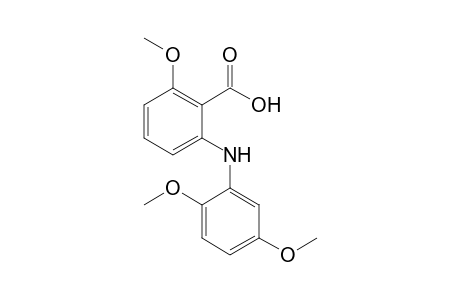 6-methoxy-2-(2,5-dimethoxyphenylamino)benzoic acid