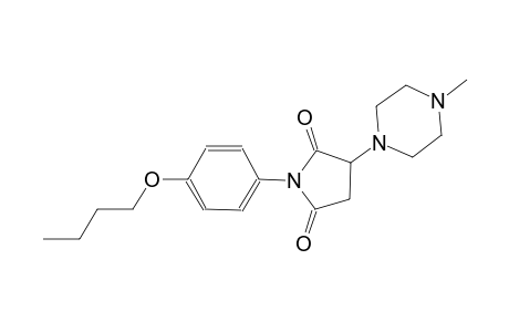 1-(4-butoxyphenyl)-3-(4-methyl-1-piperazinyl)-2,5-pyrrolidinedione