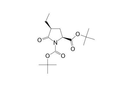 TERT.-BUTYL-(2S,4S)-N-TERT.-BUTOXYCARBONYL-4-ETHYLPYROGLUTAMATE