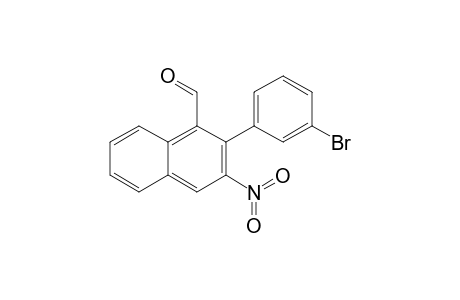 3-Nitro-2-(3-bromophenyl)naphthalene-1-carbaldehyde