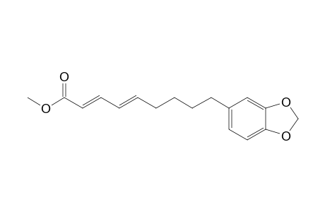 Methyl (2E,4E)-9-(3,4-methylenedioxyphenyl)nona-2,4-dienoate