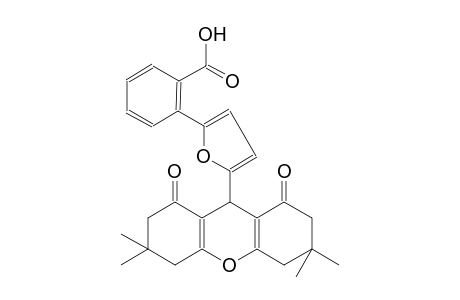 2-[5-(3,3,6,6-tetramethyl-1,8-dioxo-2,3,4,5,6,7,8,9-octahydro-1H-xanthen-9-yl)-2-furyl]benzoic acid