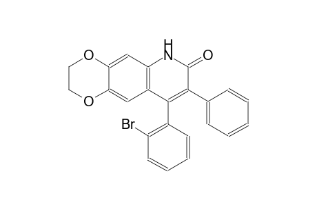 [1,4]dioxino[2,3-g]quinolin-7(6H)-one, 9-(2-bromophenyl)-2,3-dihydro-8-phenyl-