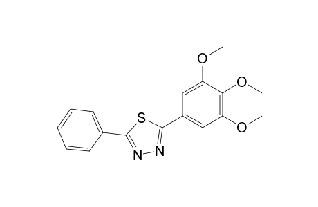 2-Phenyl-5-(3,4,5-trimethoxyphenyl)-1,3,4-thiadiazole