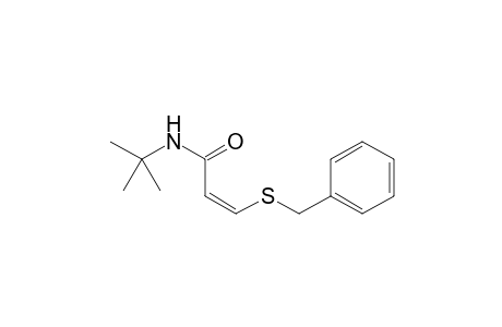 (Z)-3-(Benzylsulfanyl)-N-tert-butylpropenamide
