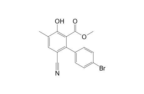 Methyl 4'-Bromo-6-cyano-4-methyl-3-hydroxybiphenyl-2-carboxylate
