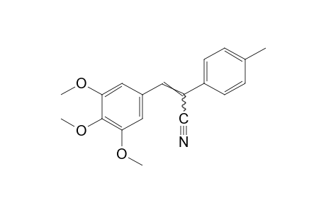 2-p-tolyl-3-(3,4,5-trimethoxyphenyl)acrylonitrile