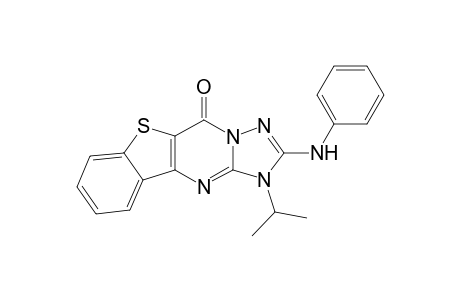 1-Isopropyl-2-phenylamino-benzo[4,5]thieno[3,2-d][1,2,4]triazolo[1,5-a]pyrimidin-5(1H)-one