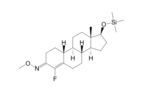 4-FLUORO-17.BETA.-[(TRIMETHYLSILYL)OXY]ESTR-4-EN-3-ONE O-METHYLOXIME