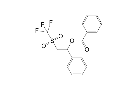 1-[(Z)-1-(Phenylcarboonyl)oxy]-2-[(trifluoromethyl)sulfonyl]-1-ethenyl]benzene