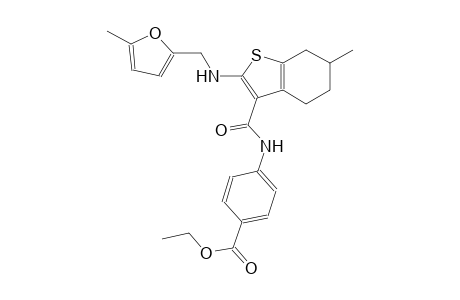 benzoic acid, 4-[[[4,5,6,7-tetrahydro-6-methyl-2-[[(5-methyl-2-furanyl)methyl]amino]benzo[b]thien-3-yl]carbonyl]amino]-, ethyl ester