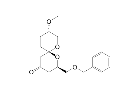 (2R,6R,9S)-2-((Benzyloxy)methyl)-9-methoxy-1,7-dioxaspiro[5.5]undecan-4-one