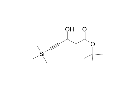 (R*,R*) and (R*,S*)-t-Butyl 3-Hydroxy-2-methyl-5-trimethylsilylpent-4-ynoate