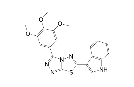 1H-indole, 3-[3-(3,4,5-trimethoxyphenyl)[1,2,4]triazolo[3,4-b][1,3,4]thiadiazol-6-yl]-