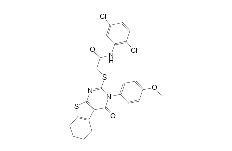 N-(2,5-dichlorophenyl)-2-{[3-(4-methoxyphenyl)-4-oxo-3,4,5,6,7,8-hexahydro[1]benzothieno[2,3-d]pyrimidin-2-yl]sulfanyl}acetamide